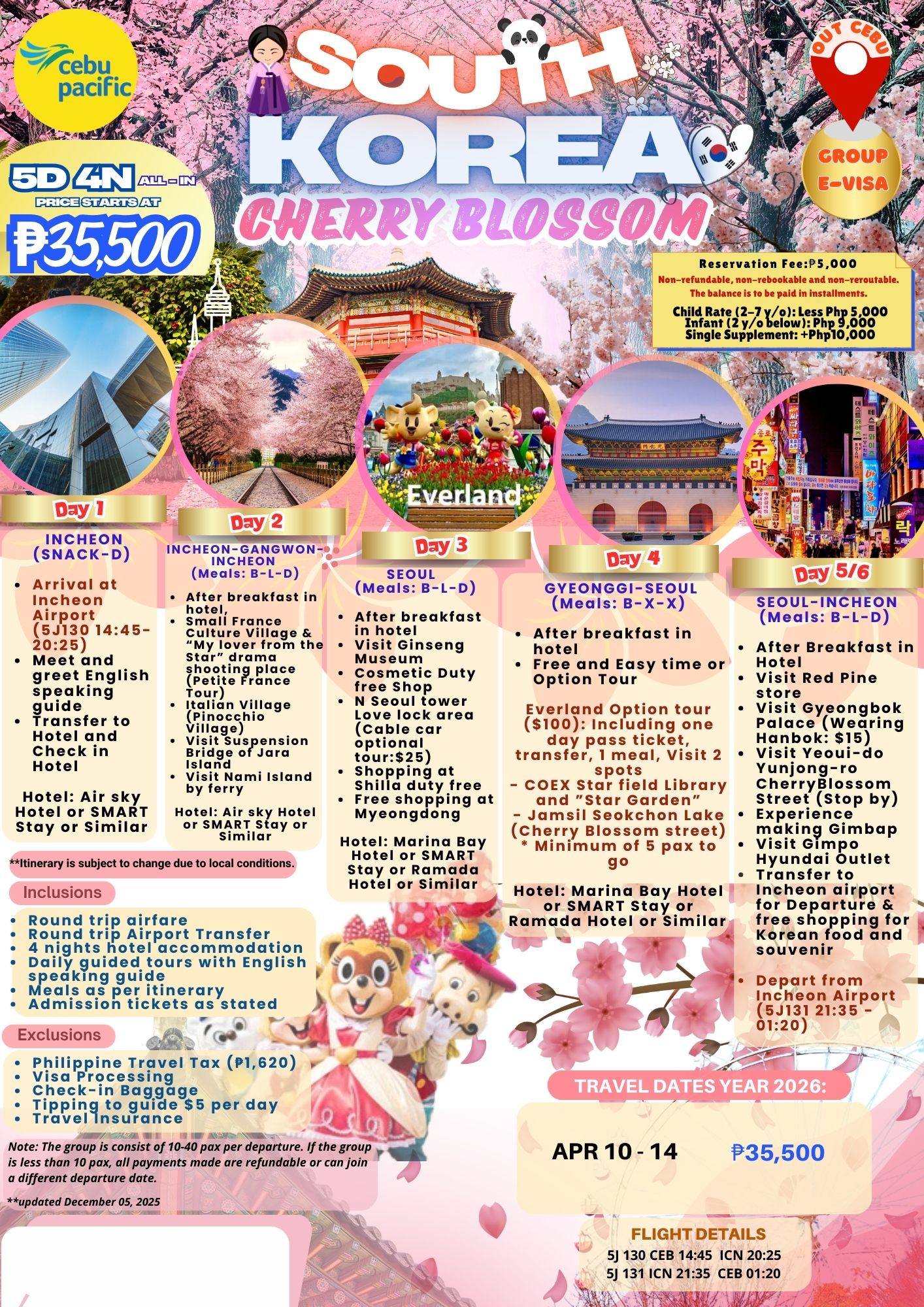 NEW SPRING OUT CEBU CEBPAC April only